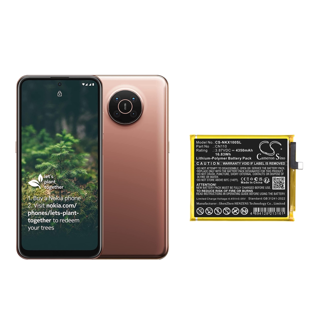 Baterija za mobilni telefon Nokia TA-1350 (CS-NKX100SL)