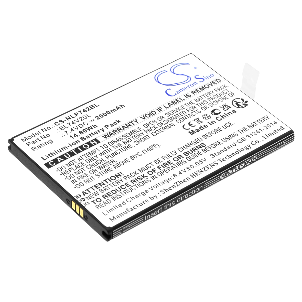 Baterija za terminal za plaćanje Newland CS-NLP742BL