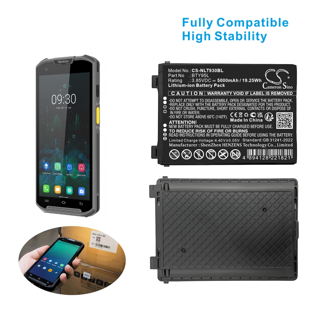 BarCode, Scanner Battery Newland CS-NLT930BL
