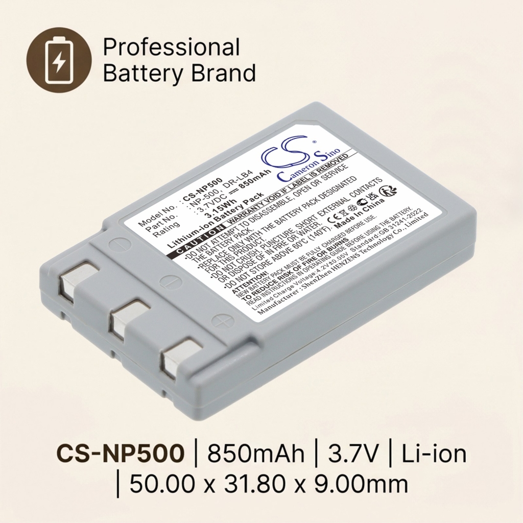 Battery for MINOLTA DiMAGE G500