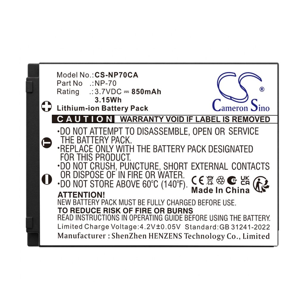 Battery compatible with Casio