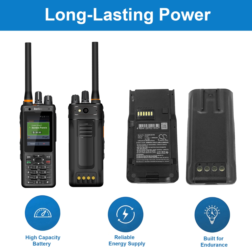 Two-Way Radio Battery Inrico CS-NSR380TW