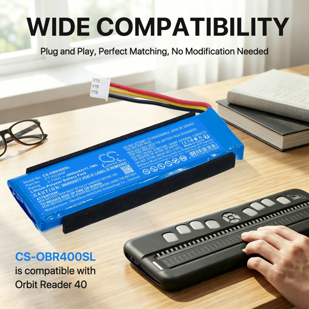 Baterije kompatibilno s Orbit Reader 40 CS-OBR400SL