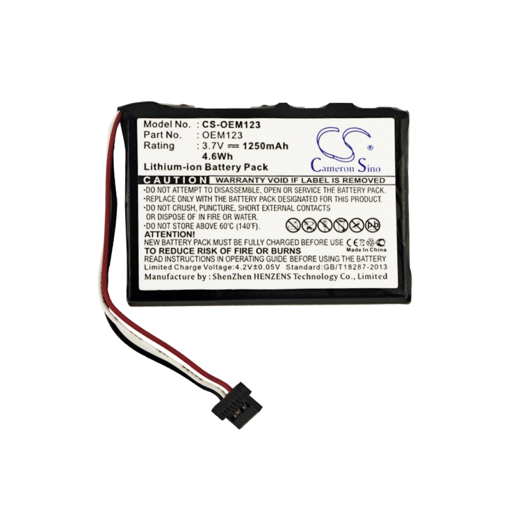 Baterija za GPS, Navigator CS-OEM123