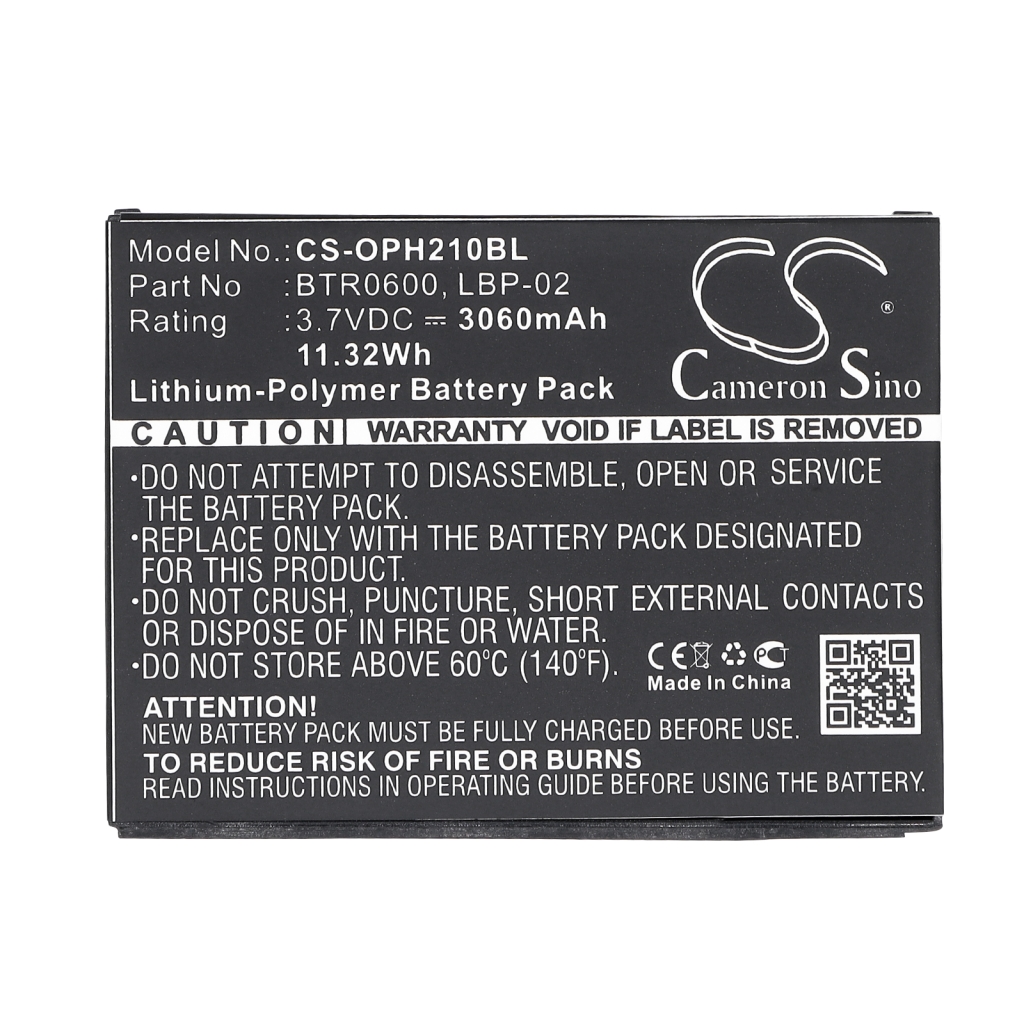 Battery compatible with Opticon