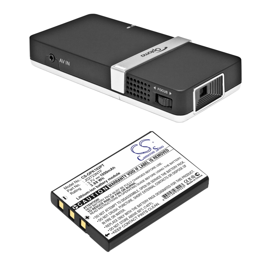Kompatibilna zamjena baterije za Optoma AP-60,Z60