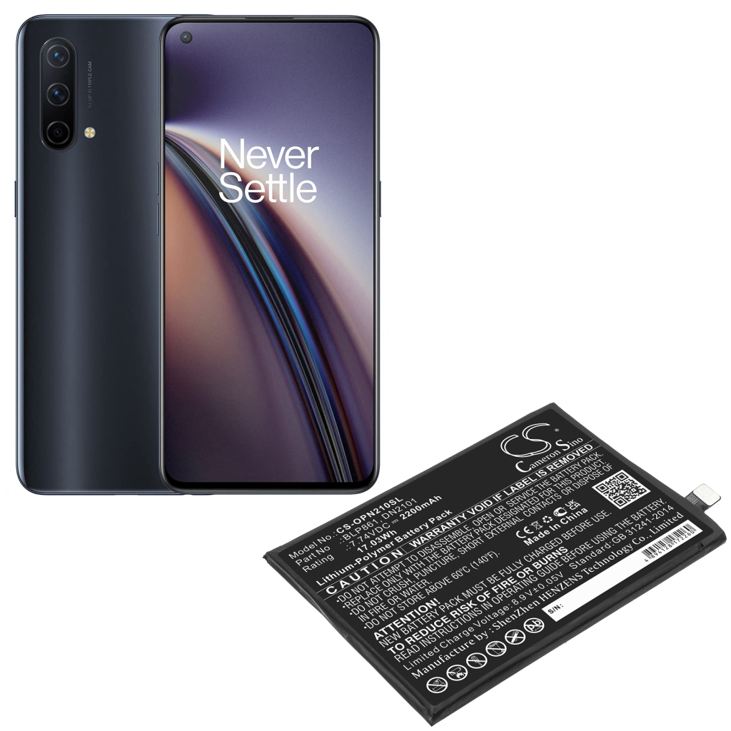Kompatibilna zamjena baterije za Oneplus BLP861,DN2101