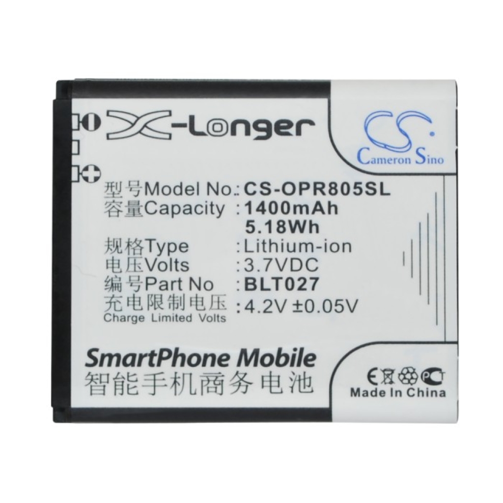Baterija kompatibilno s OPPO CS-OPR805SL