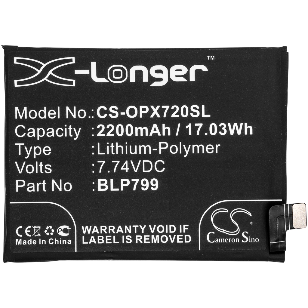Baterija za mobilni telefon OPPO V1938CT (CS-OPX720SL)