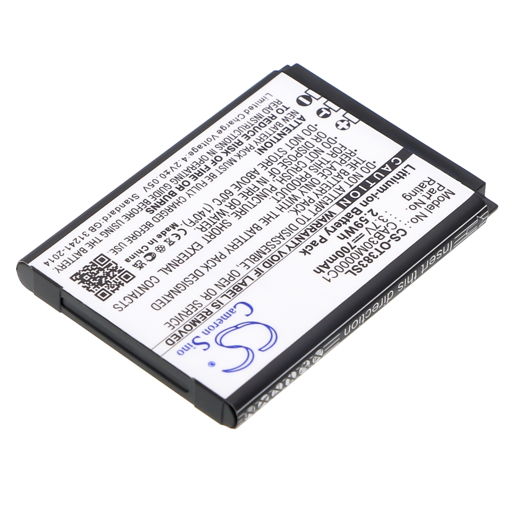 Baterija za mobilni telefon Alcatel OT-217 (CS-OT383SL)