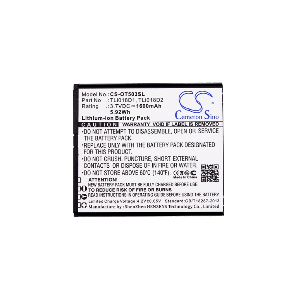 Baterija za mobilni telefon TCL OT-5038A