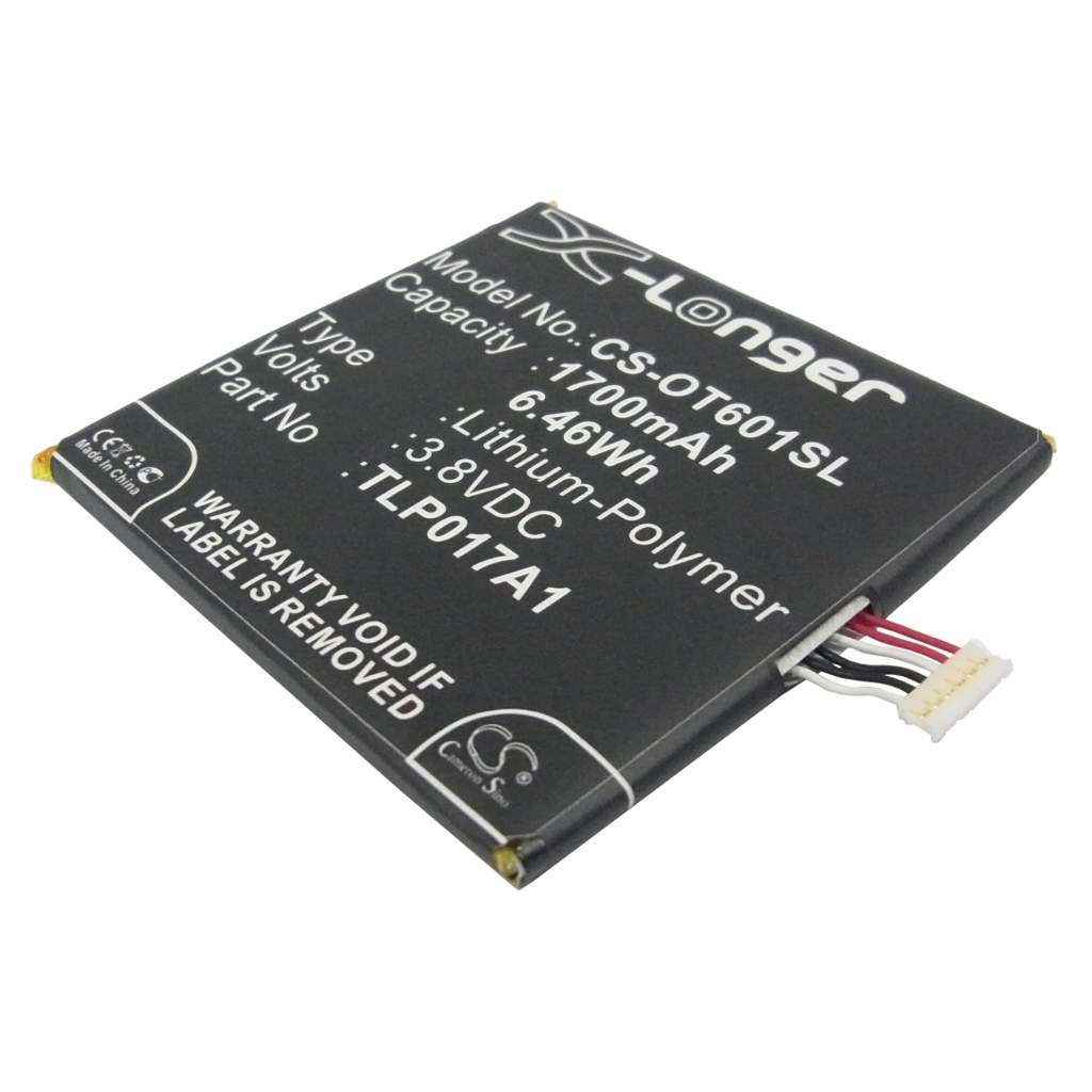 Kompatibilna zamjena baterije za Alcatel CAC1700001C,TLP017A1,TLP017A2