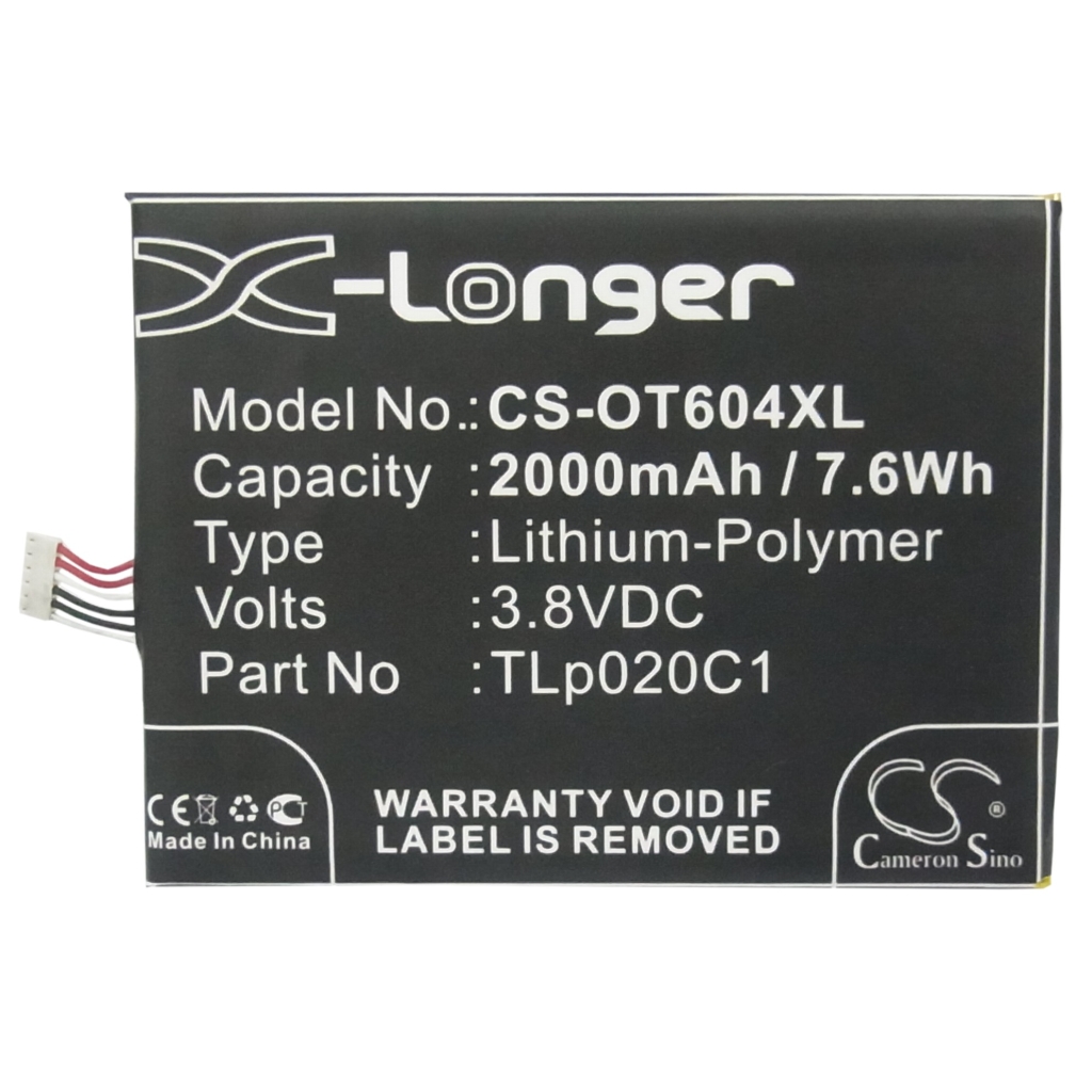 Baterija za mobilni telefon TCL S950T (CS-OT604XL)