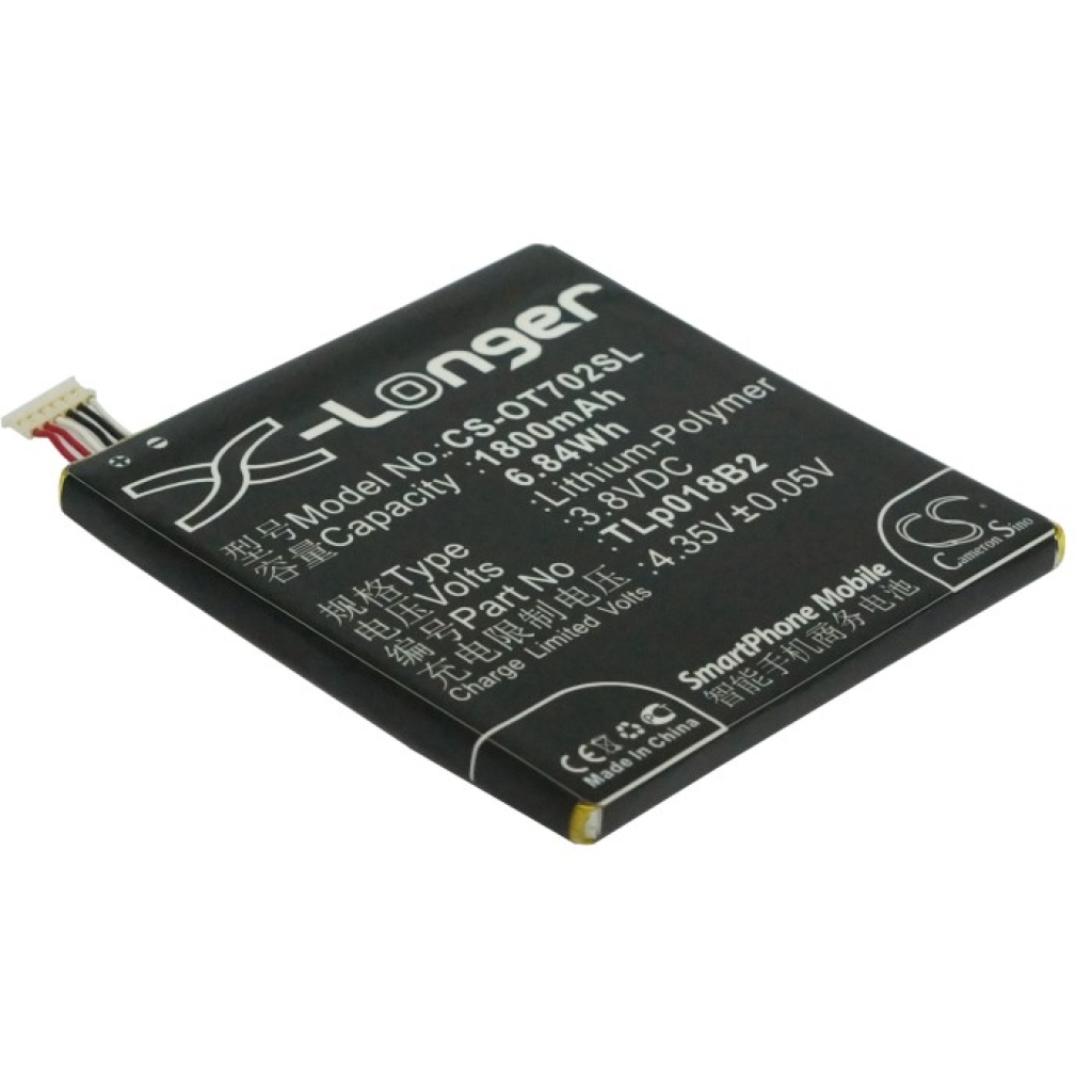 Baterija za mobilni telefon Alcatel OT-7024 (CS-OT702SL)