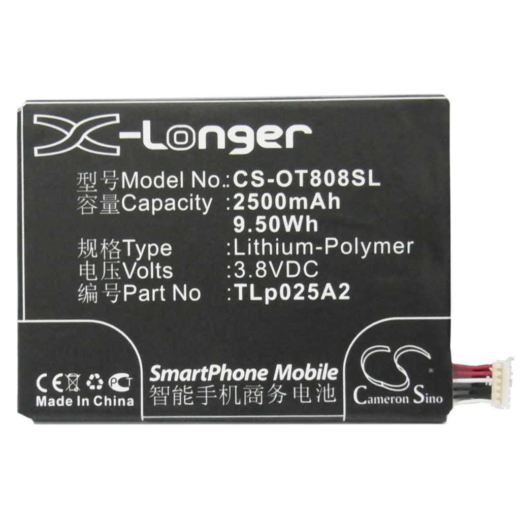 Baterija za mobilni telefon TCL S830U (CS-OT808SL)