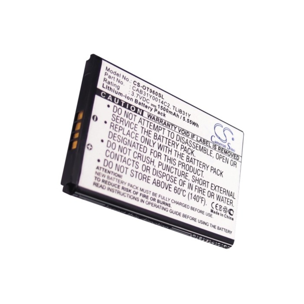 Kompatibilna zamjena baterije za Alcatel CAB31Y0008C2,CAB31Y0014C2,TLIB31Y