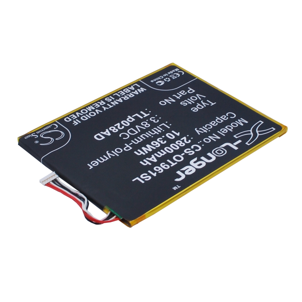Kompatibilna zamjena baterije za Alcatel TLP028AC,TLP028AD,TLP034B