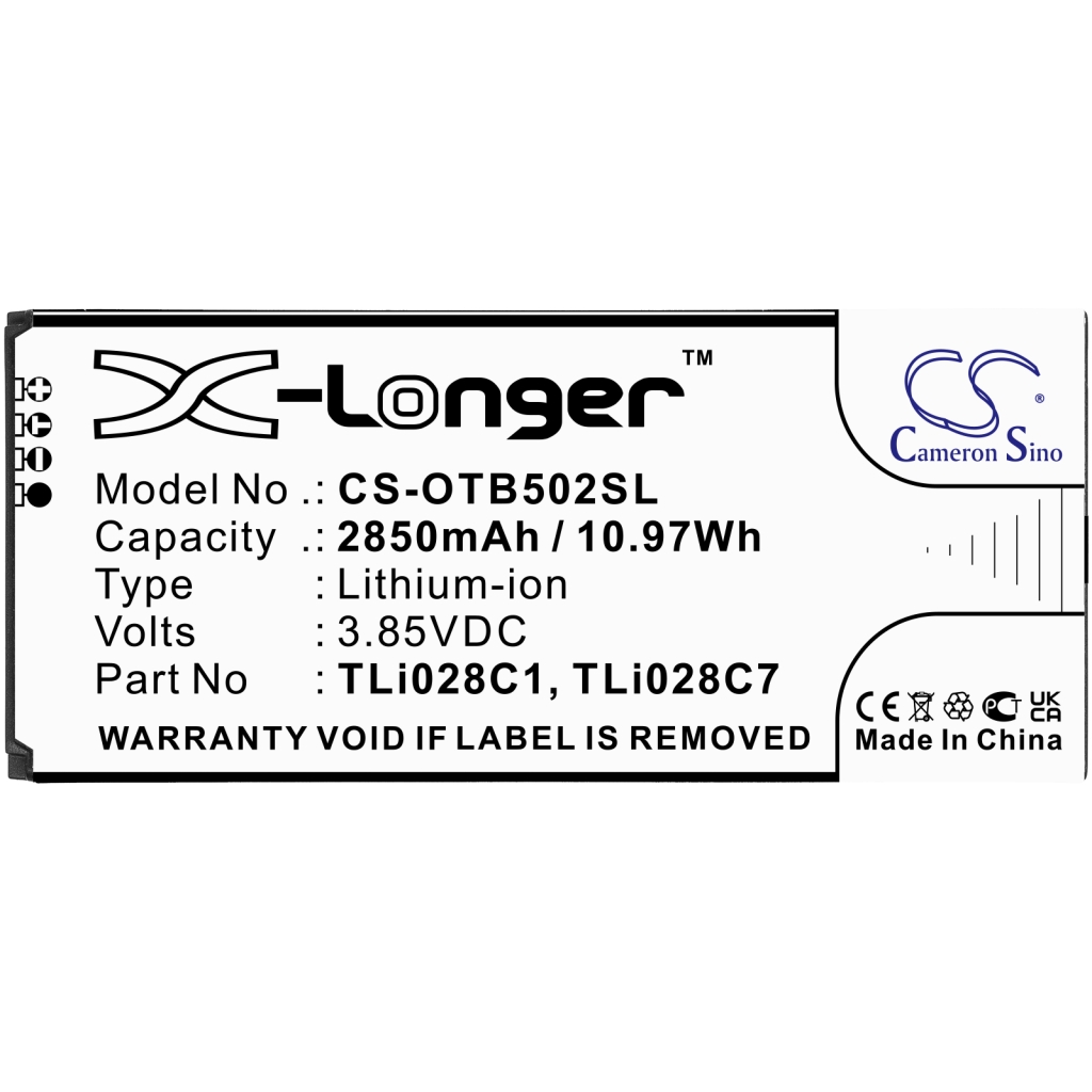 Kompatibilna zamjena baterije za Alcatel TLI028C1,TLI028C7,TLI028D7