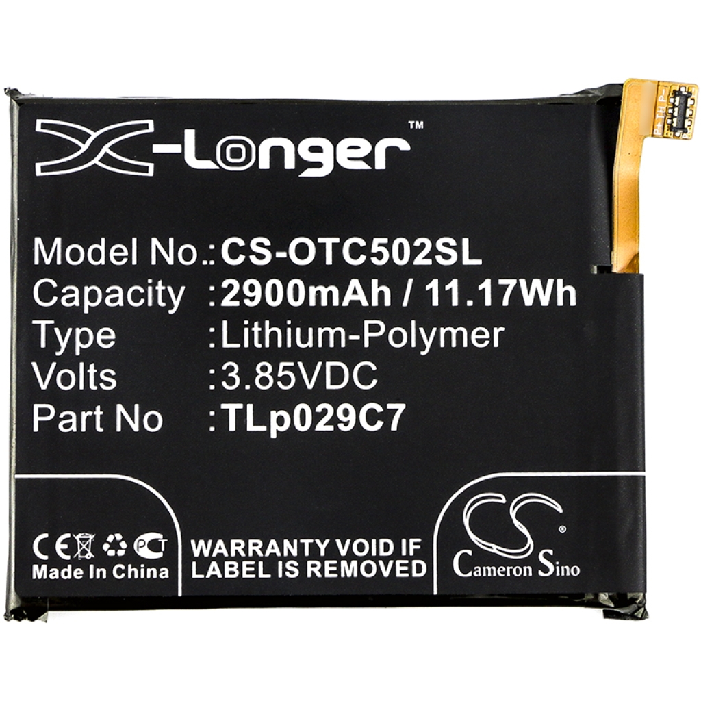 Kompatibilna zamjena baterije za Alcatel TLP029C7