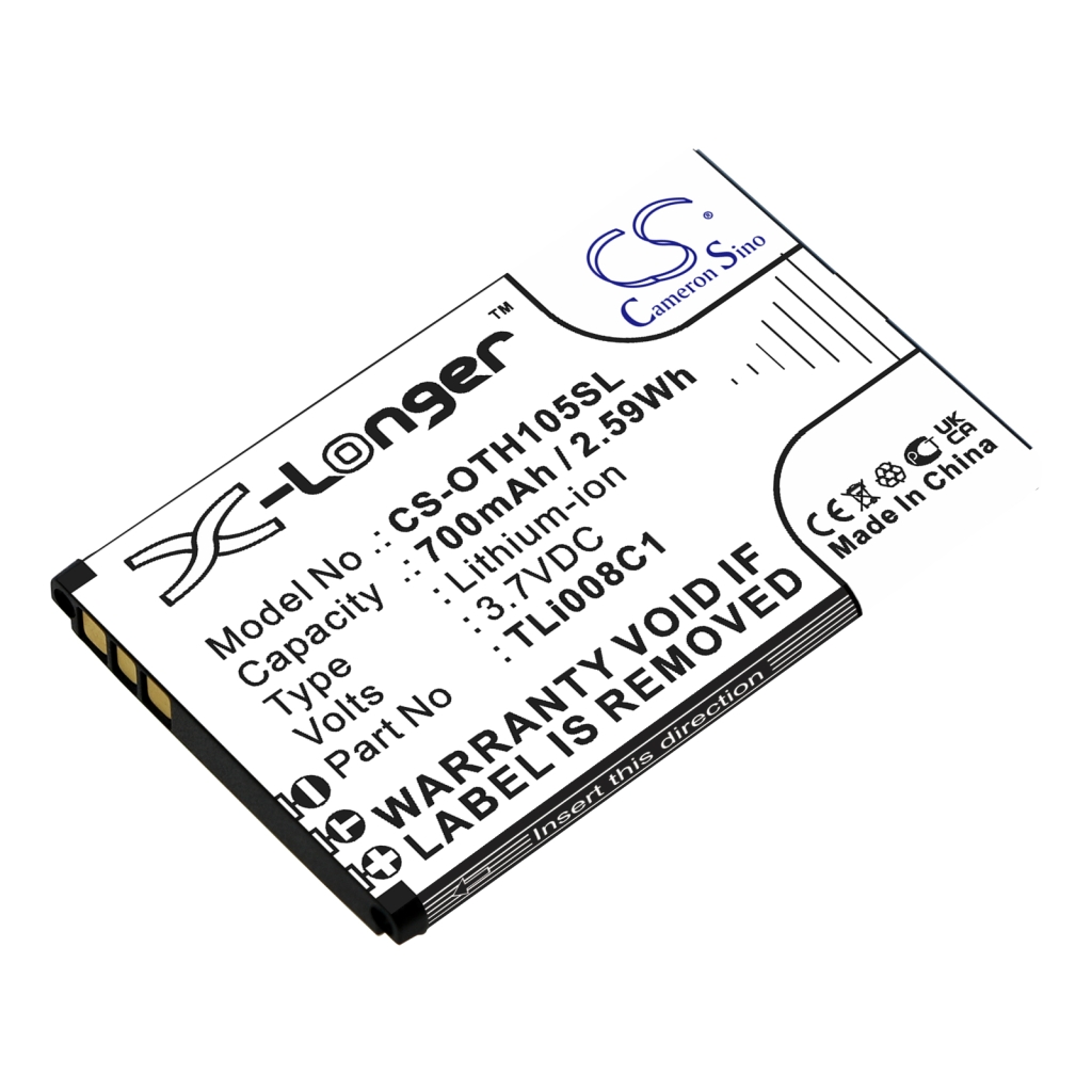 Kompatibilna zamjena baterije za Alcatel TLI008C1