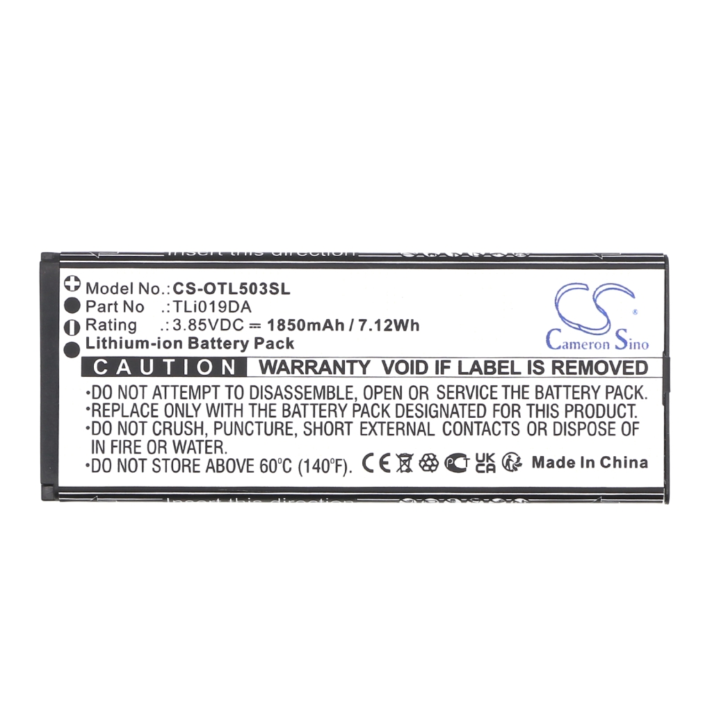 Kompatibilna zamjena baterije za Alcatel TLI019DA
