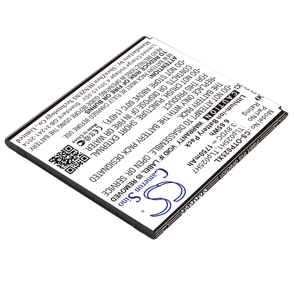 Baterija za mobilni telefon Alcatel CS-OTP025XL