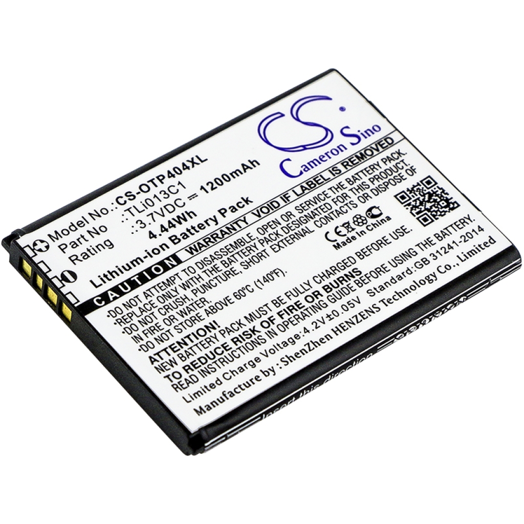 Kompatibilna zamjena baterije za Alcatel TLI013C1
