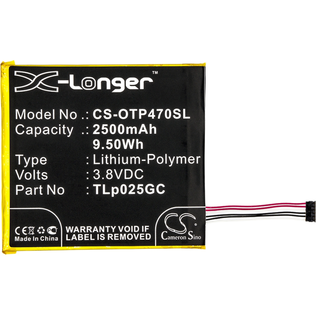 Kompatibilna zamjena baterije za Alcatel TLP025GC