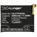 Compatible battery replacement for Alcatel TLP029C1