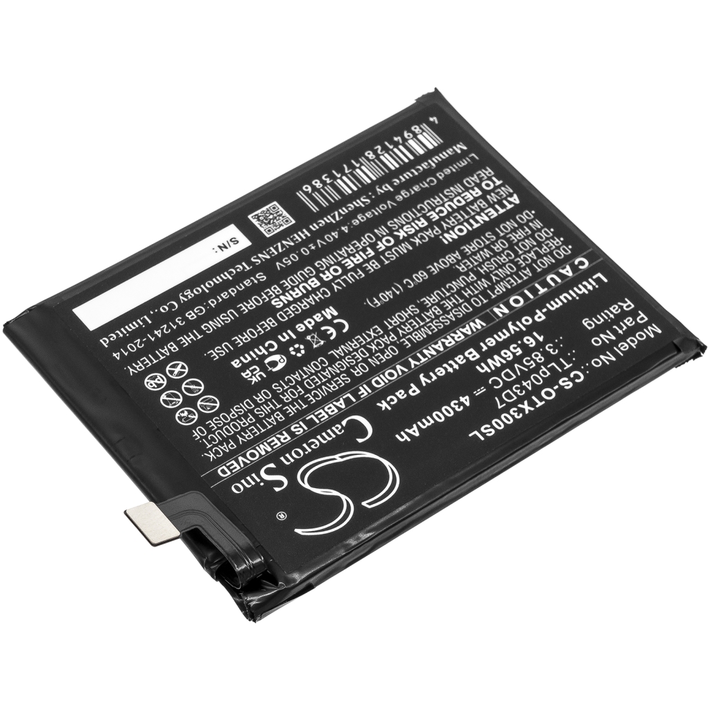 Baterija za mobilni telefon Alcatel CS-OTX300SL