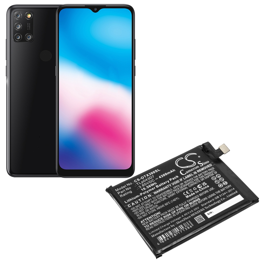 Baterija za mobilni telefon Alcatel CS-OTX300SL