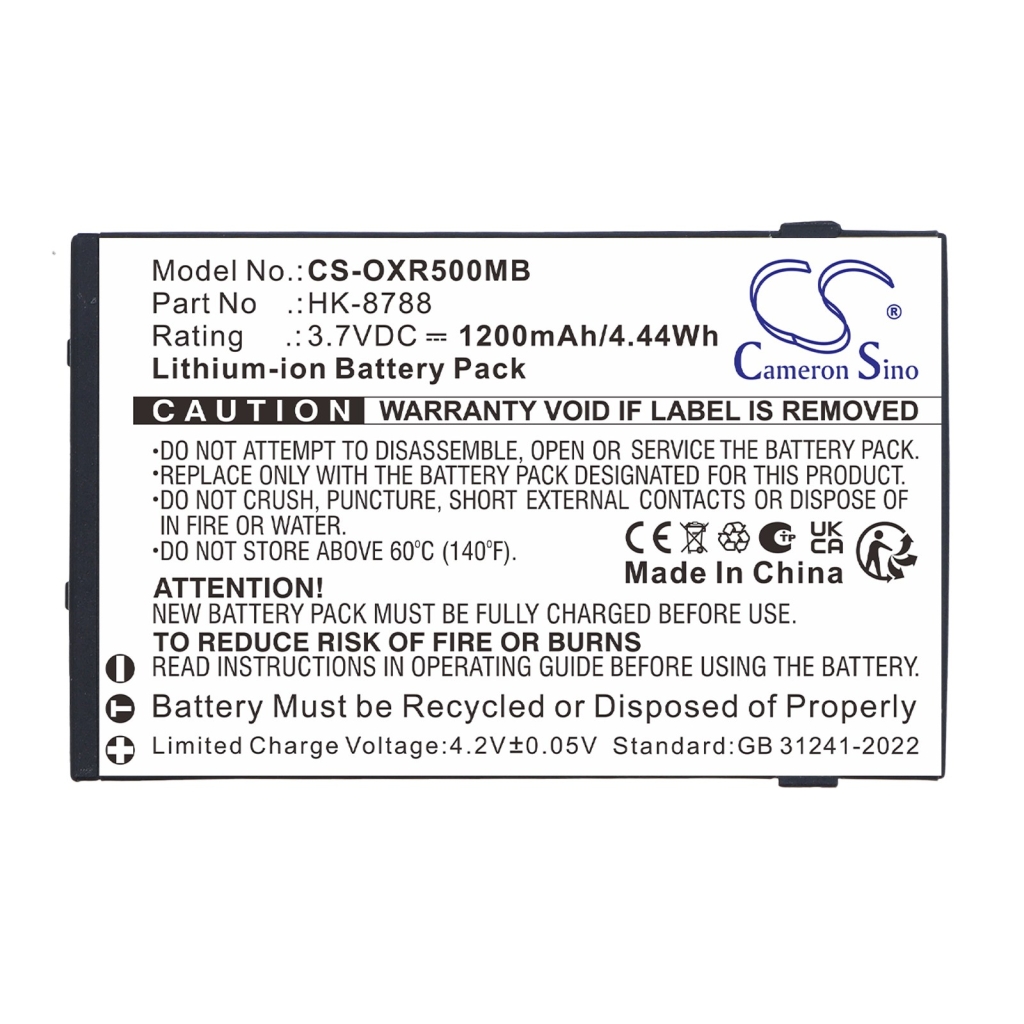 Baterije kompatibilno s Infant Optics DXR-5 DXR-5 CS-OXR500MB