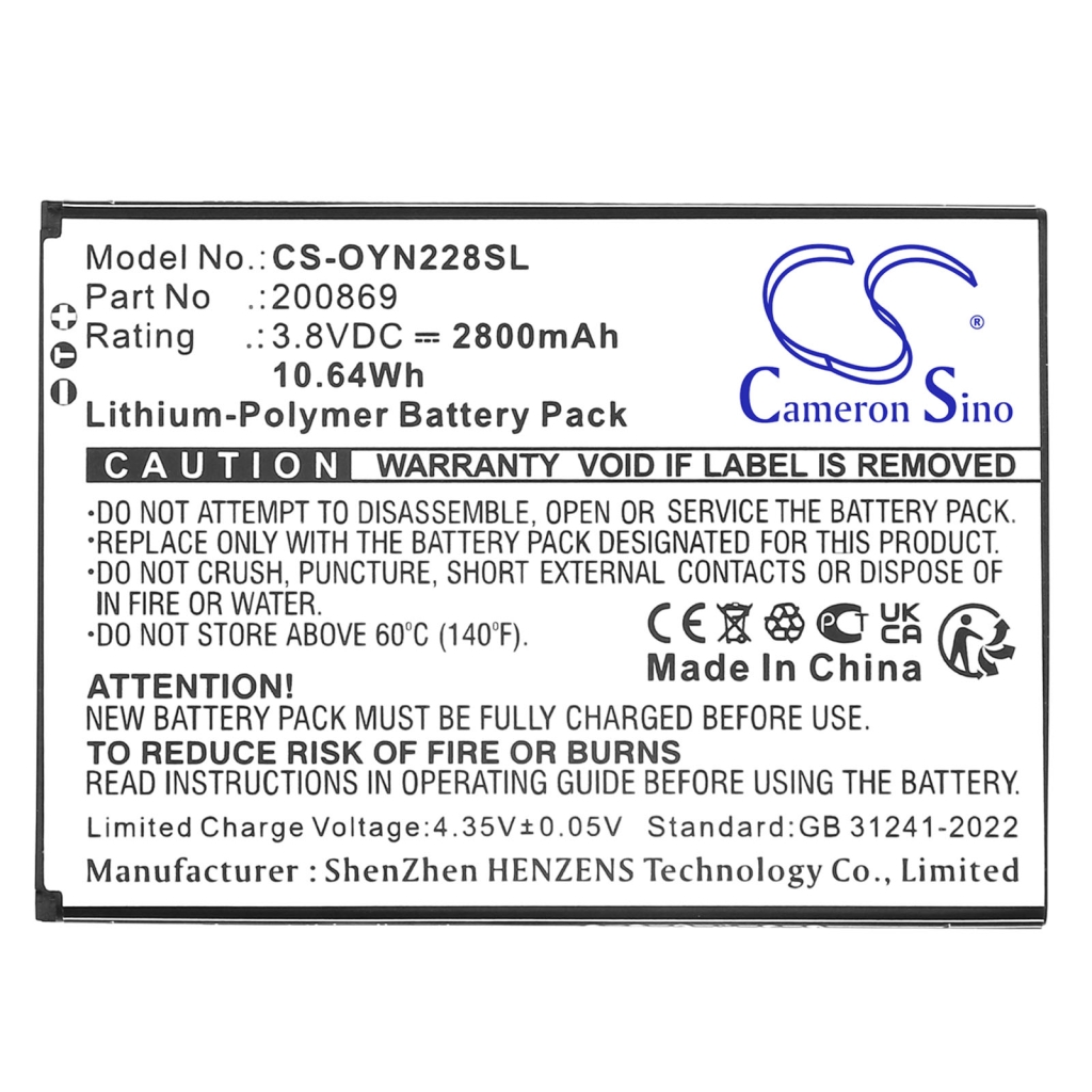 Mobile Phone Battery Olympia CS-OYN228SL