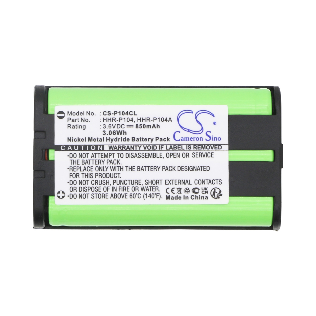 Baterija za bežični telefon Radio Shack 43-9031 (CS-P104CL)