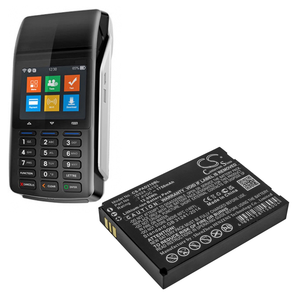Baterija za terminal za plaćanje Pax D210 BlueTooth (CS-PAD210BL)