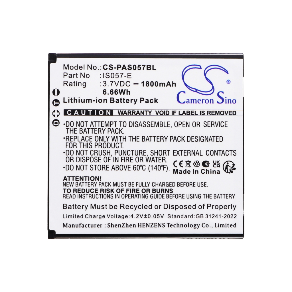 Battery for Pax IS057-E