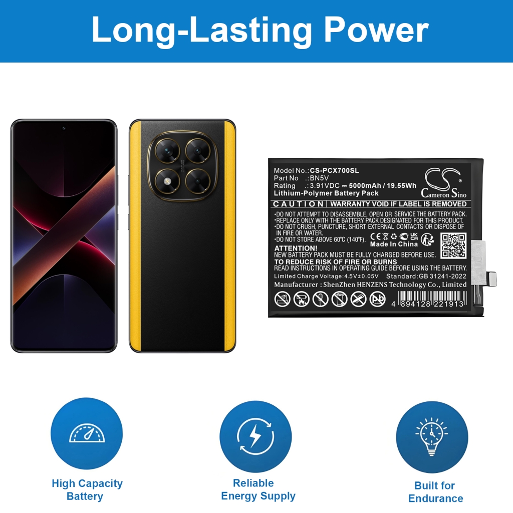 Baterija za mobilni telefon Poco CS-PCX700SL