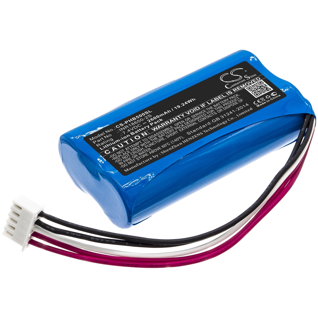 Kompatibilna zamjena baterije za Philips INR18650-2S