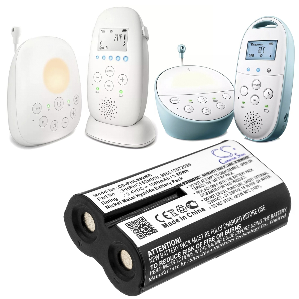 Kompatibilna zamjena baterije za Philips 996510072099,PHRHC152M000