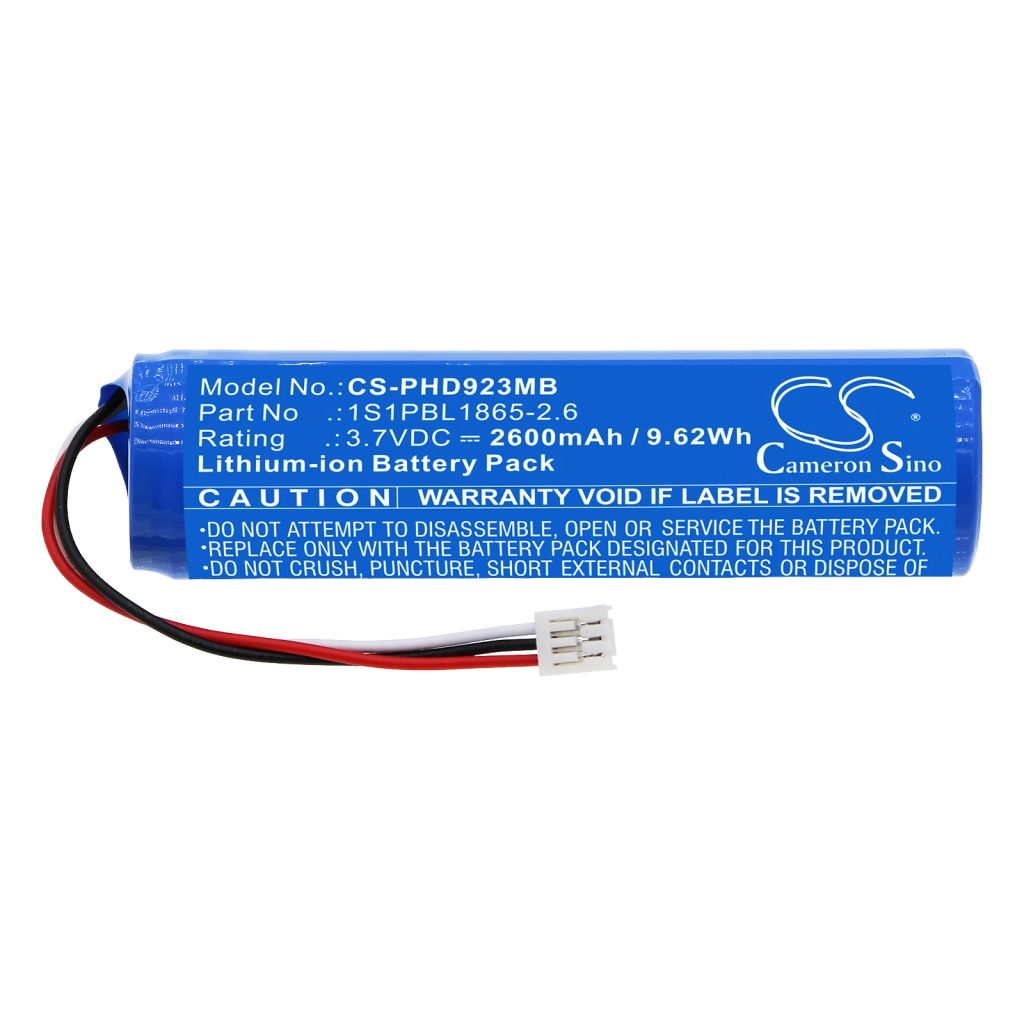 Kompatibilna zamjena baterije za Philips 1S1PBL1865-2.6