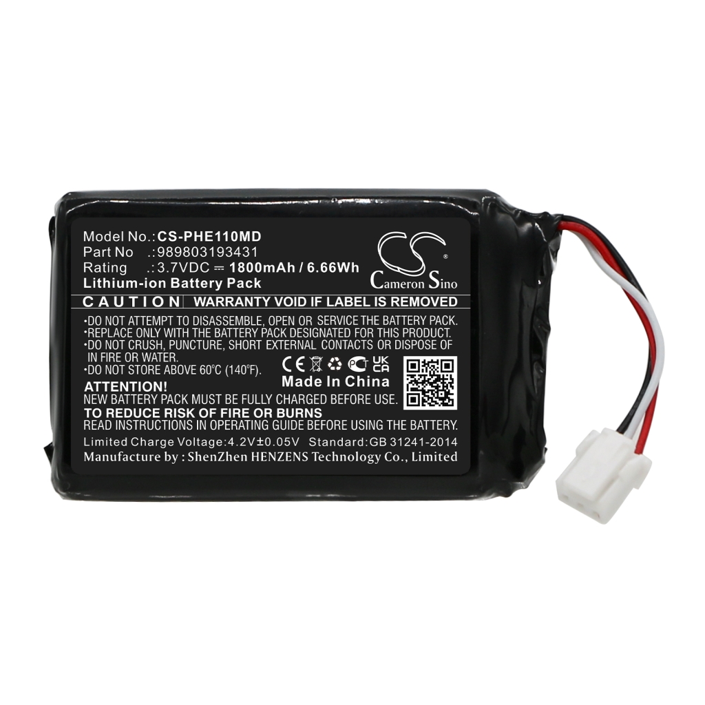 Kompatibilna zamjena baterije za Philips 989803193431