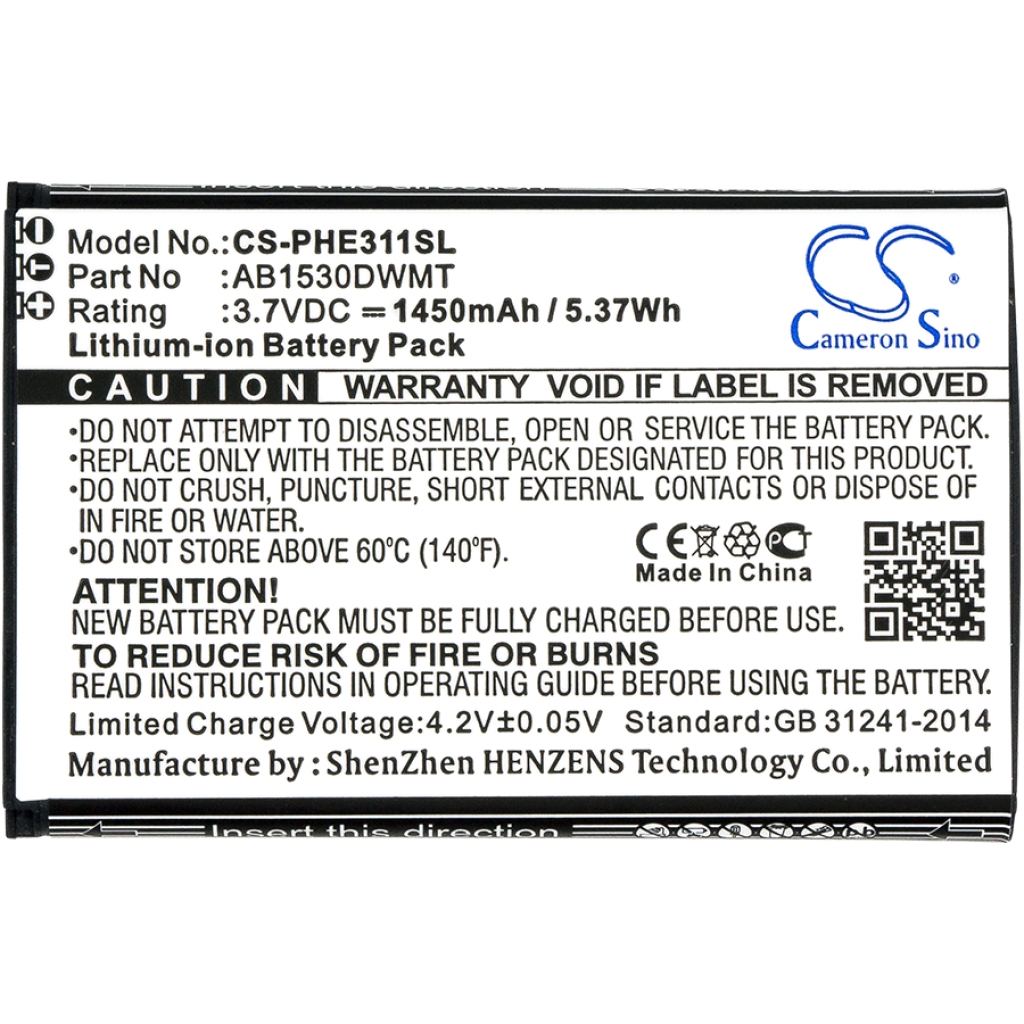 Battery compatible with Philips