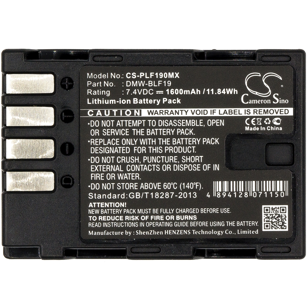 Baterija za fotoaparat Panasonic CS-PLF190MX
