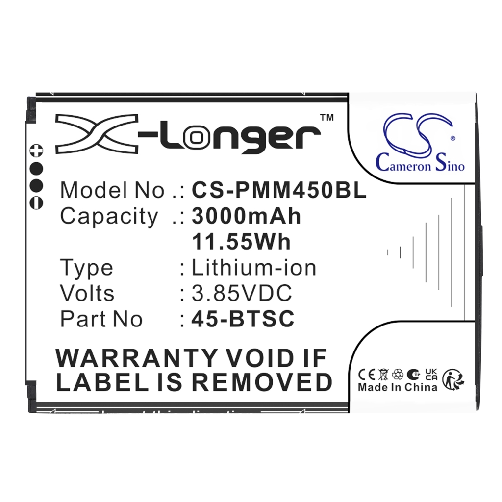 Baterija za barkod skener Point mobile CS-PMM450BL