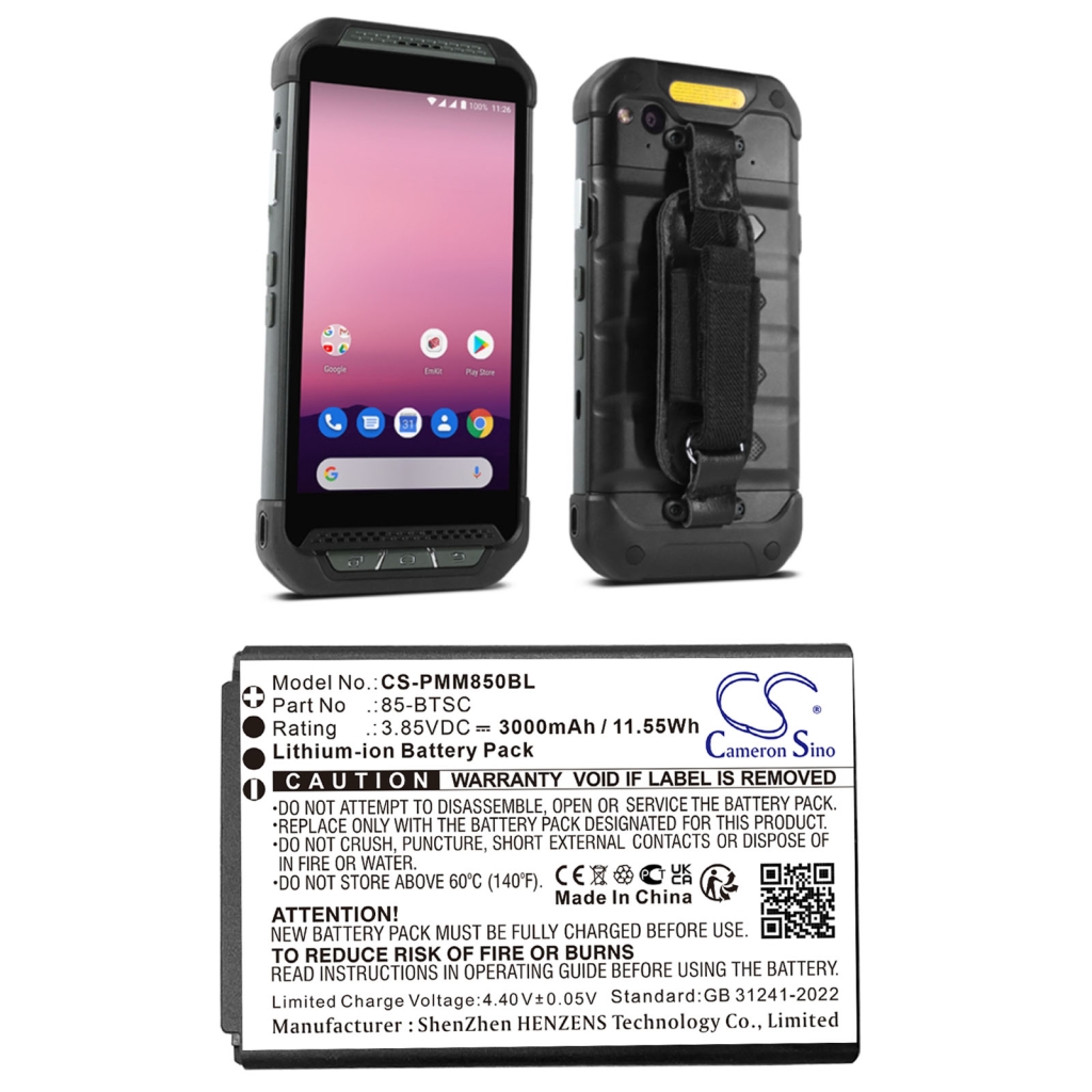 BarCode, Scanner Battery Point mobile CS-PMM850BL