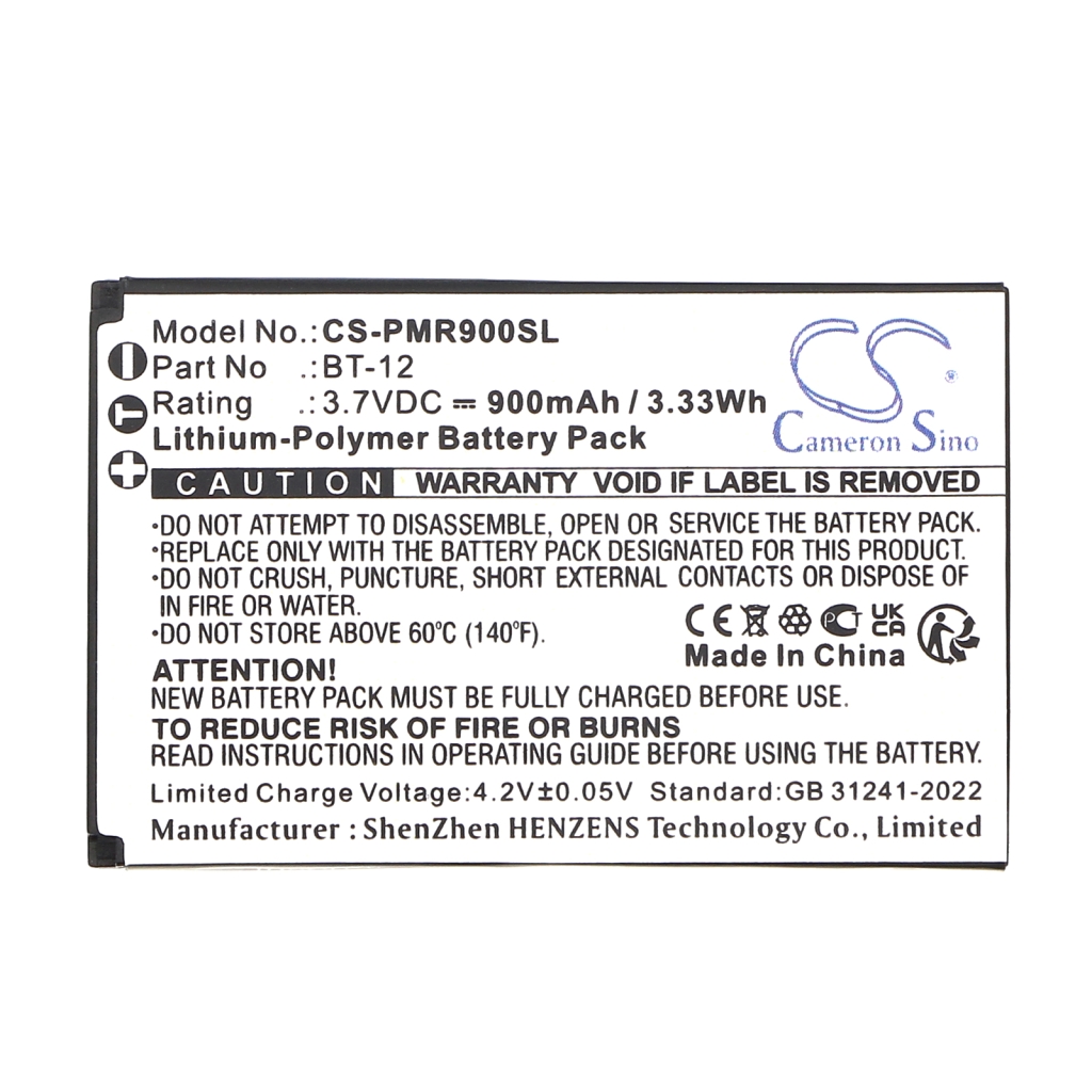 Speaker Battery Pliant CS-PMR900SL