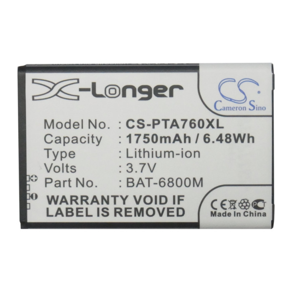Baterija kompatibilno s Pantech Sky CS-PTA760XL