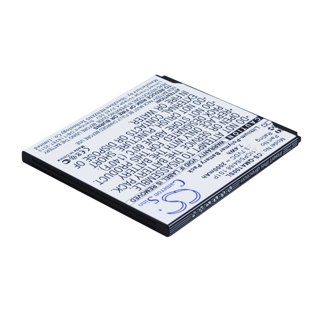 Kompatibilna zamjena baterije za Qmobile 1ICP5/64/66 1S1P,A10
