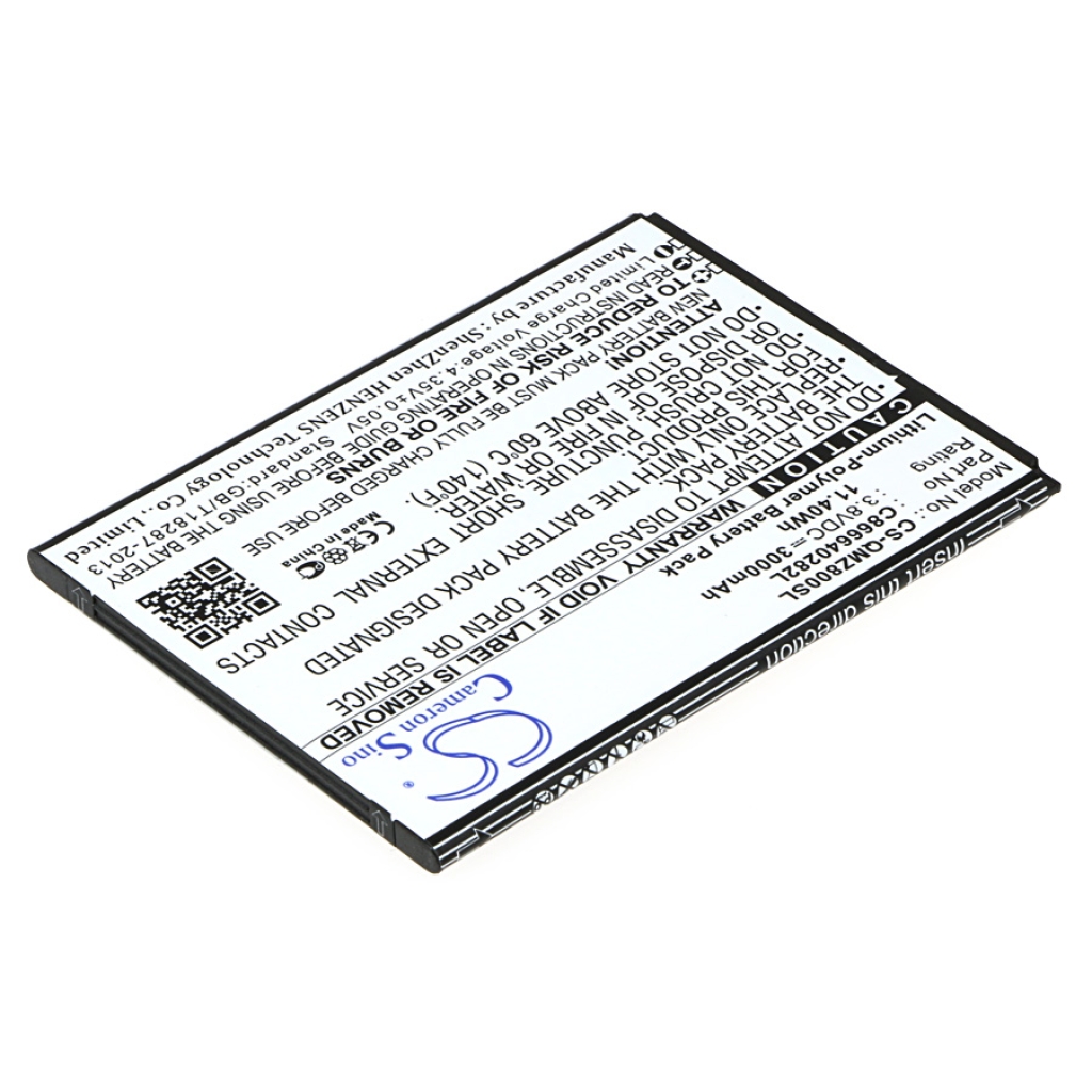 Kompatibilna zamjena baterije za Qmobile C866639282L,C866640282L