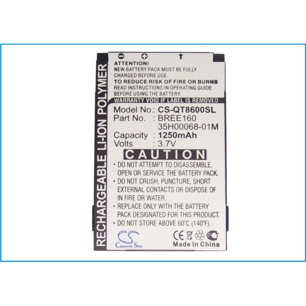 Kompatibilna zamjena baterije za HTC 35H00068-01M,BERR160